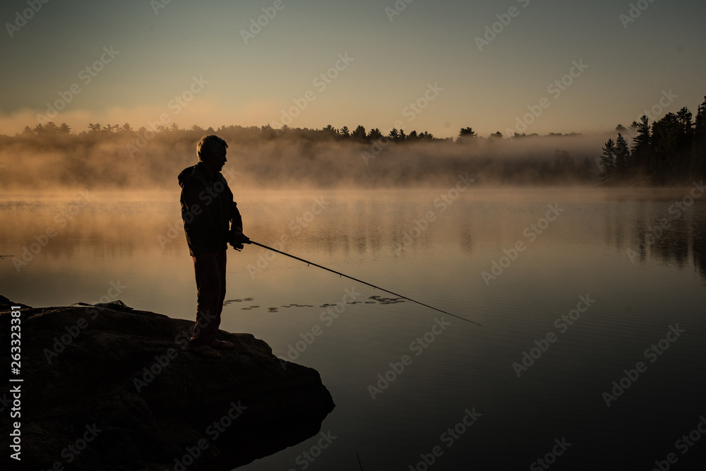 Morning in the Quetico-Superior Morning in the Quetico-Superior