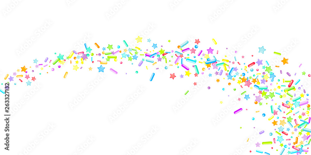 Naklejka premium Sprinkles Cupcake donuts, dessert, bakery