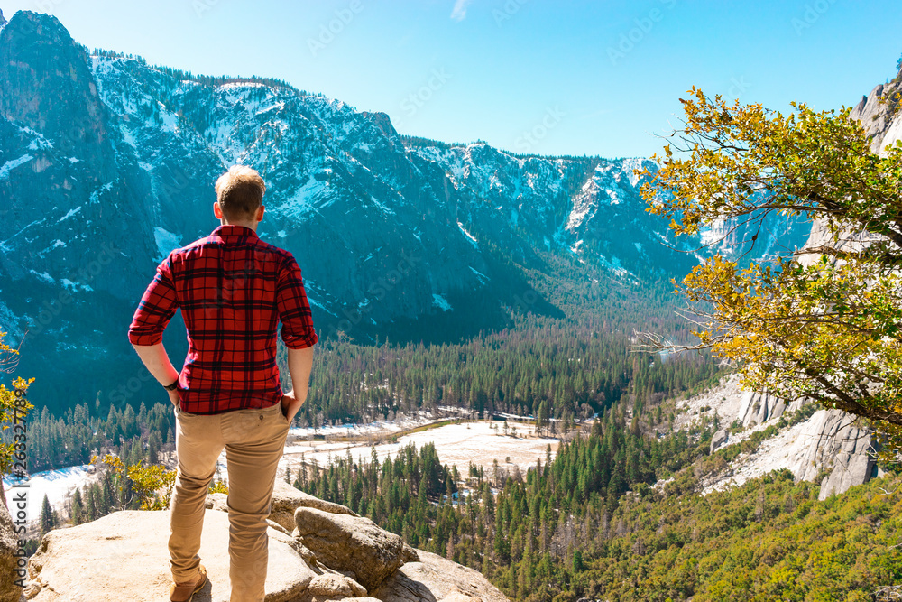 Overlooking Yosemite Valley