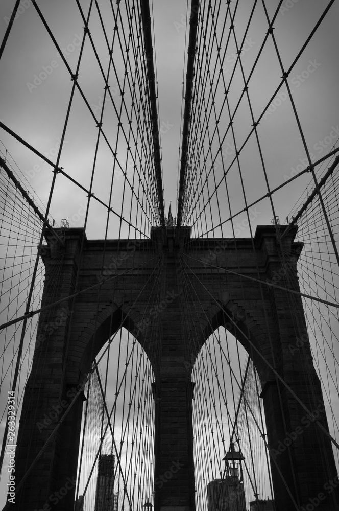Naklejka premium brooklyn bridge in new york