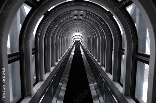 escalator in business center