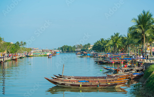 Hoi An and its architecture, boats and lights. © joseduardo