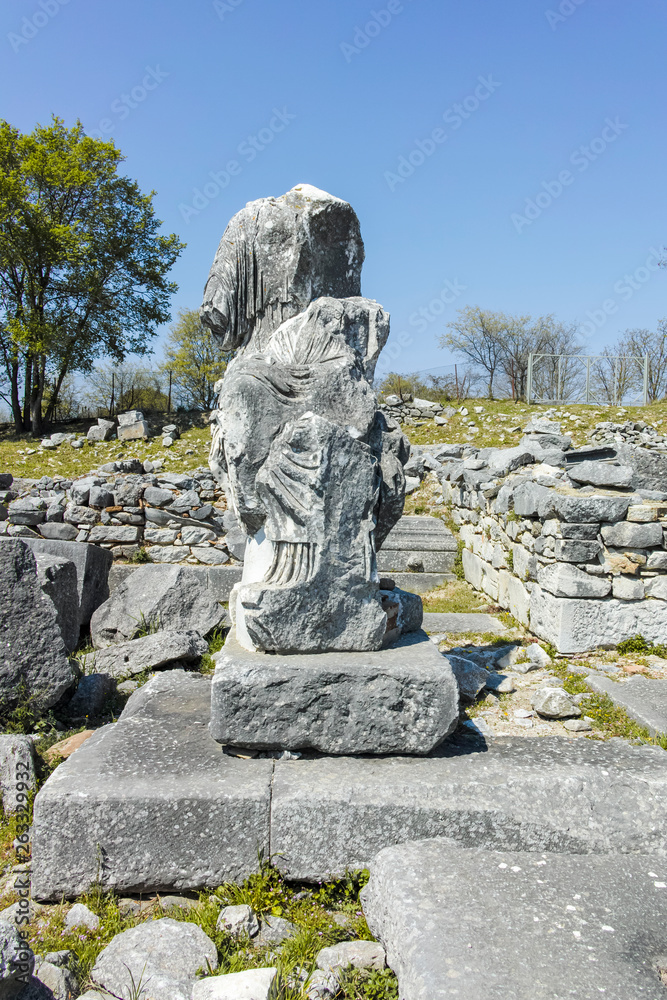Ancient Ruins at archaeological site of Philippi, Eastern Macedonia and Thrace, Greece Ancient Ruins at archaeological site of Philippi, Eastern Macedonia and Thrace, Greece
