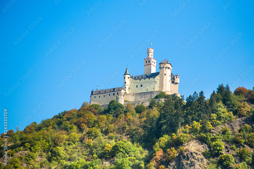 Beautiful Marksburg Castle in Germany 