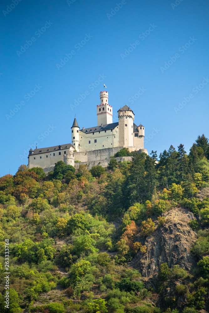 Beautiful Marksburg Castle in Germany 