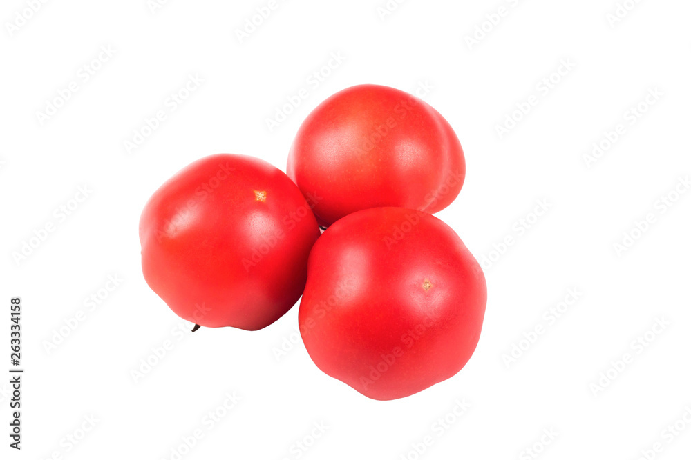 Tomatoes isolated on white background Tomatoes isolated on white background