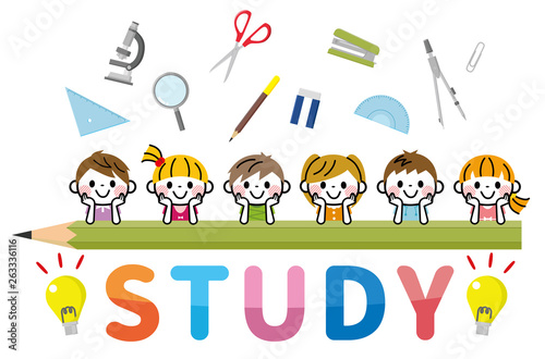 子供　教育　「STUDY」