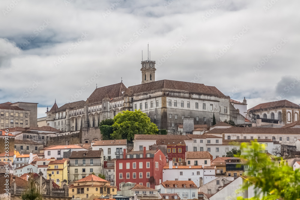 View of the famous Public University of Coimbra