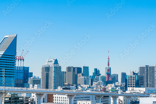                       Tokyo city skyline   Japan