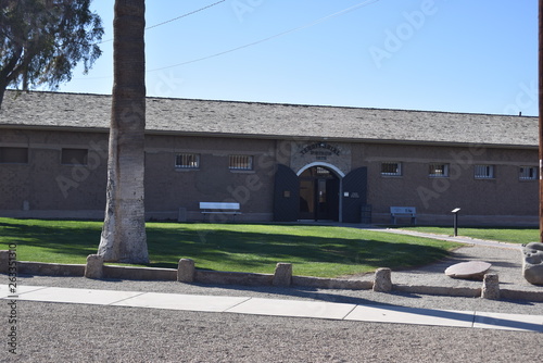 Yuma, AZ., U.S.A. Jan. 27, 2017. Arizona’s Yuma Territorial Prison State Historic Park; On July 1, 1876, the first seven inmates entered the Territorial Prison at Yuma into cells they built themselves