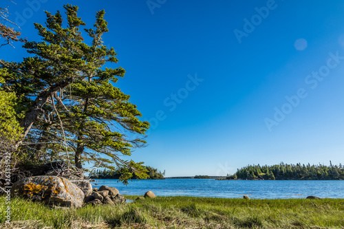 Fototapeta Naklejka Na Ścianę i Meble -  Seascape scenery from the Atlantic Coast of Canada.