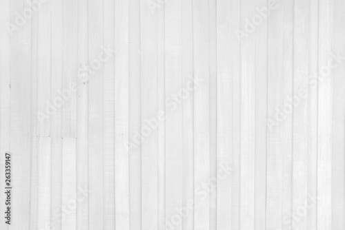 White Wooden Wall Background.