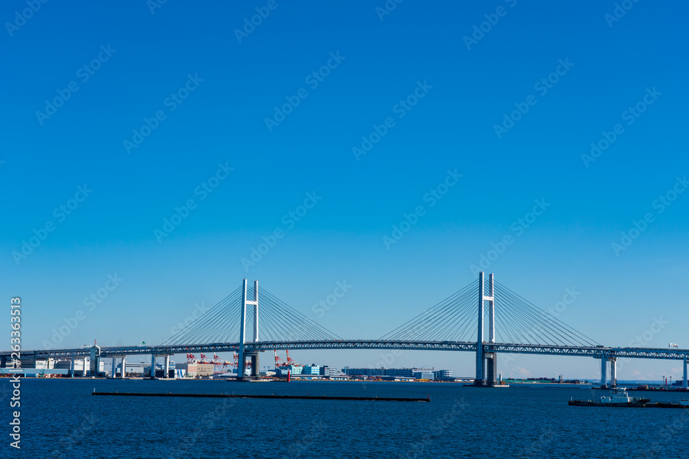 横浜の港の風景