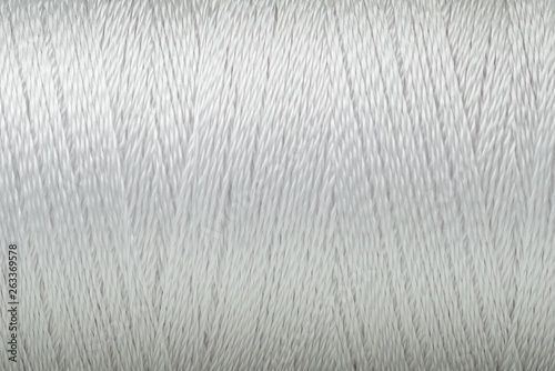 Fotografia, Obraz Thread texture white color macro background