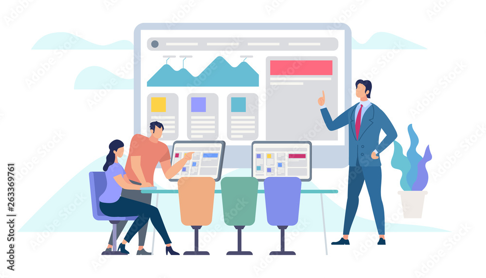 Business Meeting and Teamworking. Office Work. Business Meeting and Teamworking. Office Work.