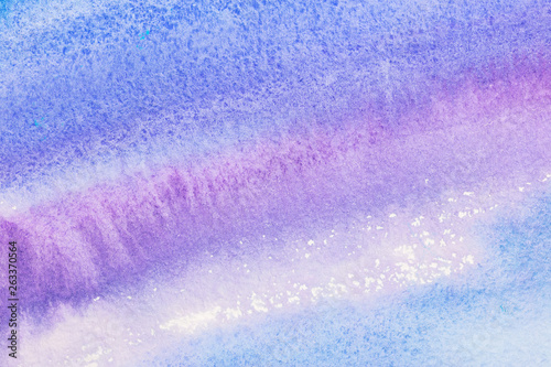 hand painted blue aquarelle background. watercolor wash