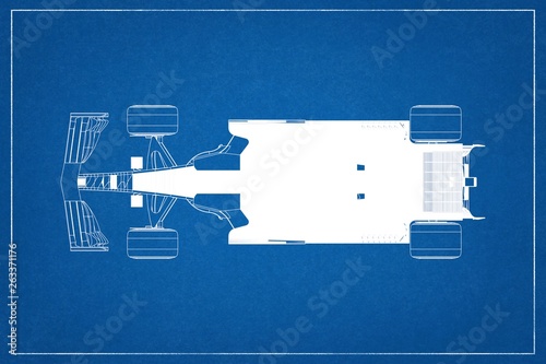 Картината върху платно Projeto de F1.