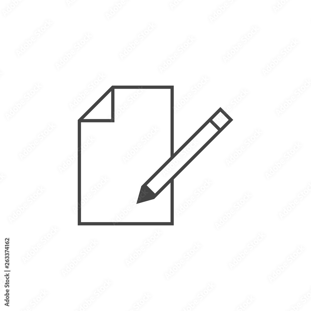 Copywriter graphic design template vector isolated Copywriter graphic design template vector isolated