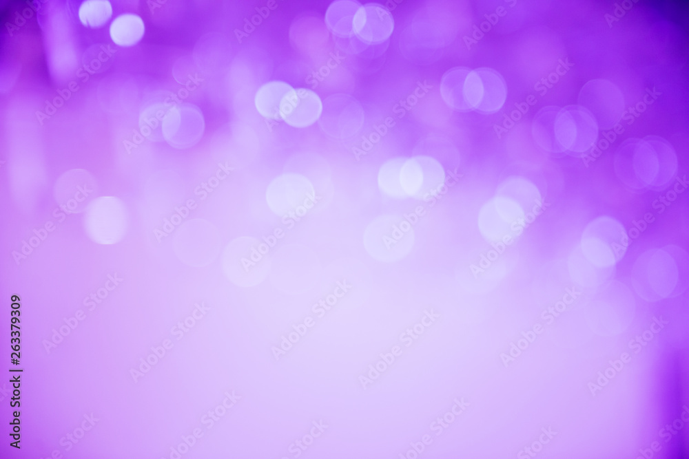 Blurred violet glasses with bokeh