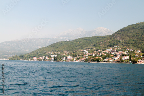 view of an island in kotor montenegro