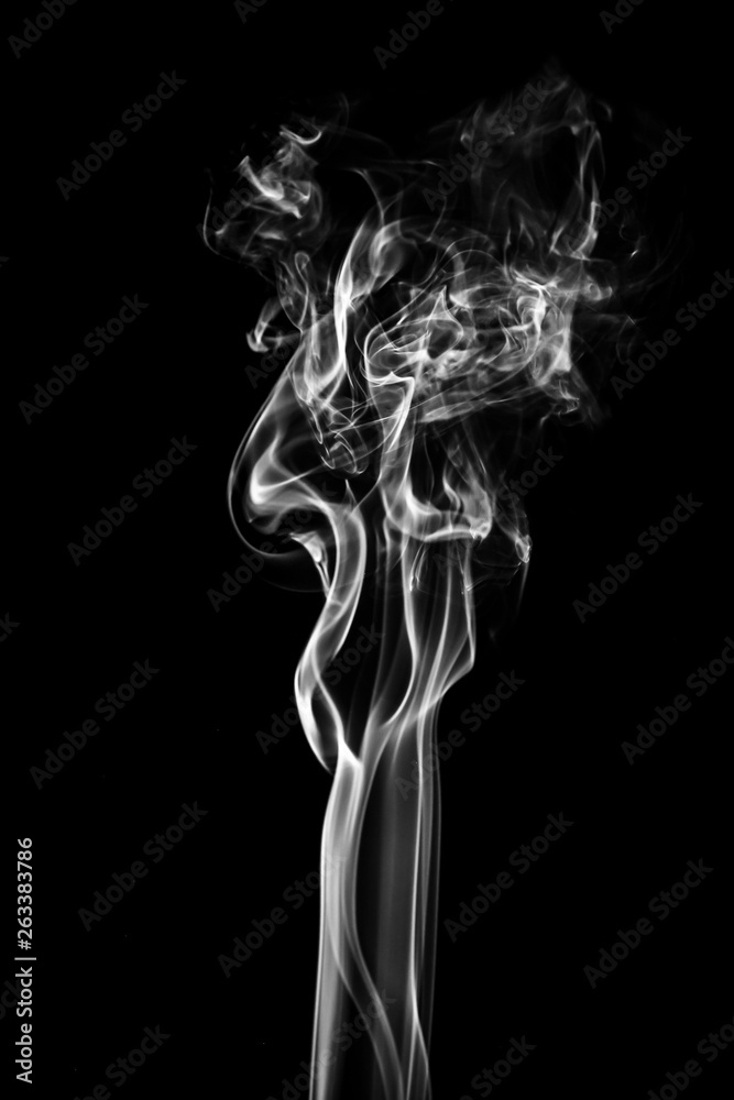 Abstract fog or smoke movement on black background Abstract fog or smoke movement on black background
