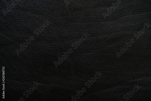 Luxury genuine black leather decoration background