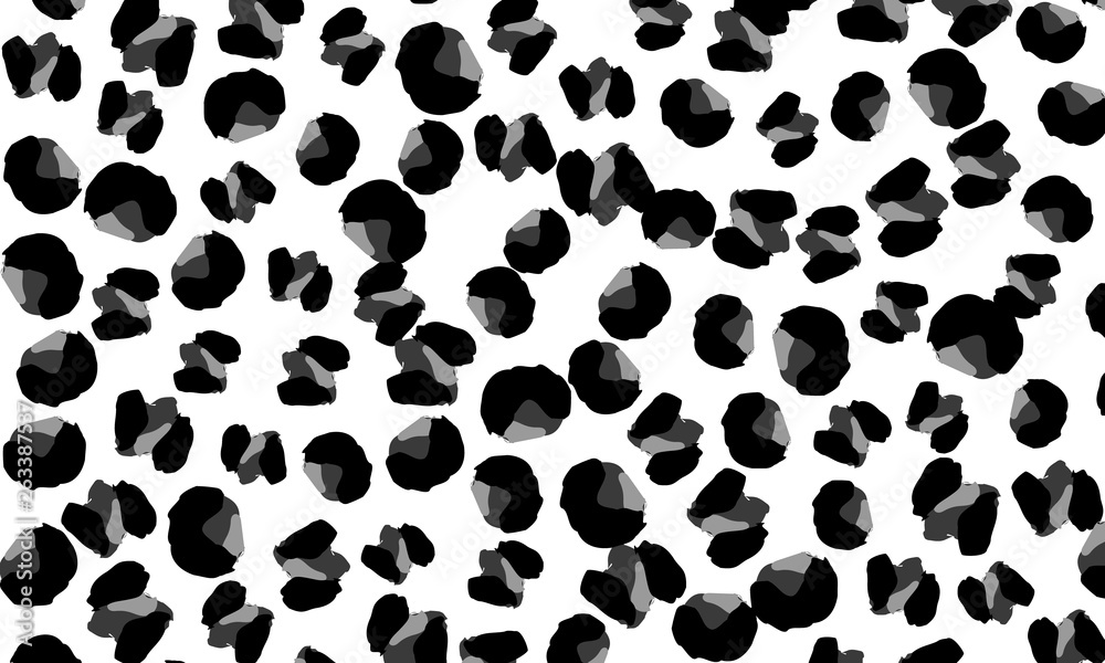 Fototapeta premium Leopard print. Animal skin pattern.
