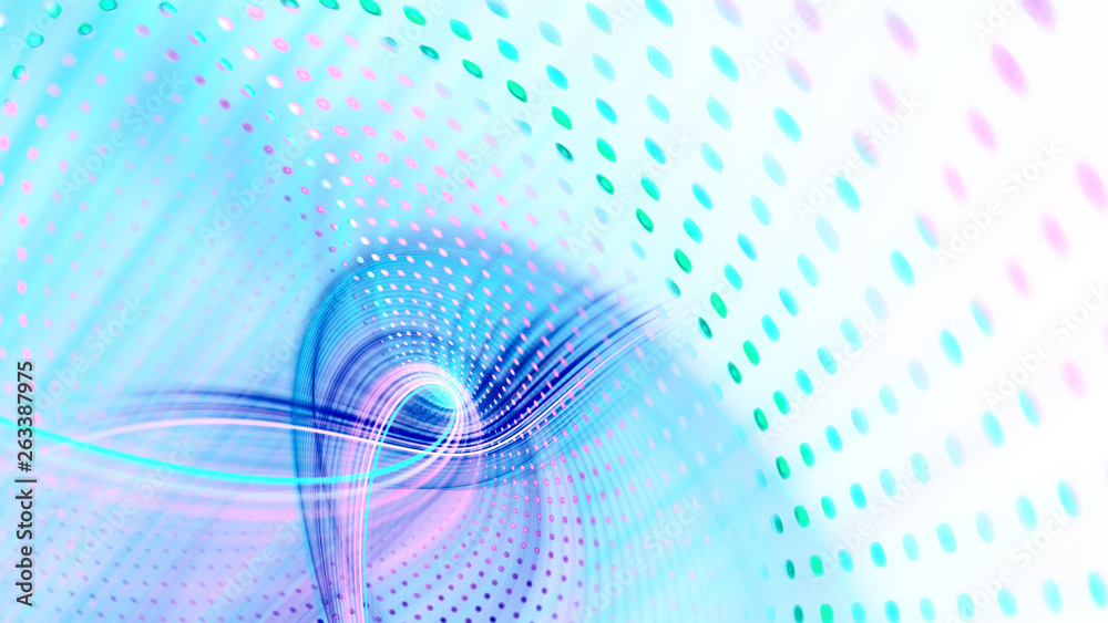Abstract background. 3d illustration. Fractal graphics composition of dots, waves and rays of light. Abstract background. 3d illustration. Fractal graphics composition of dots, waves and rays of light.