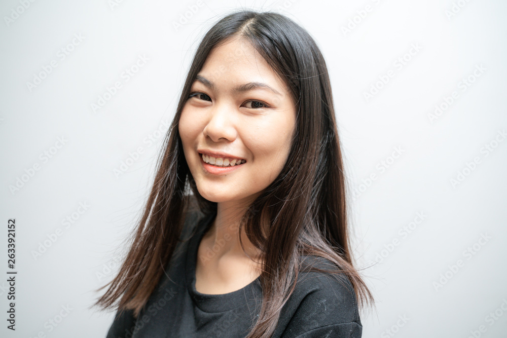 Portrait of beautiful asian women smiling Portrait of beautiful asian women smiling
