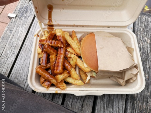Burger and Fries