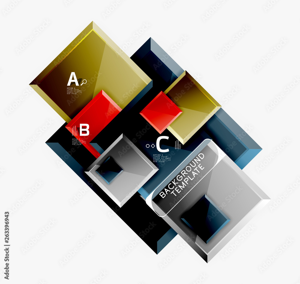 Minimal square banner abstract background Minimal square banner abstract background