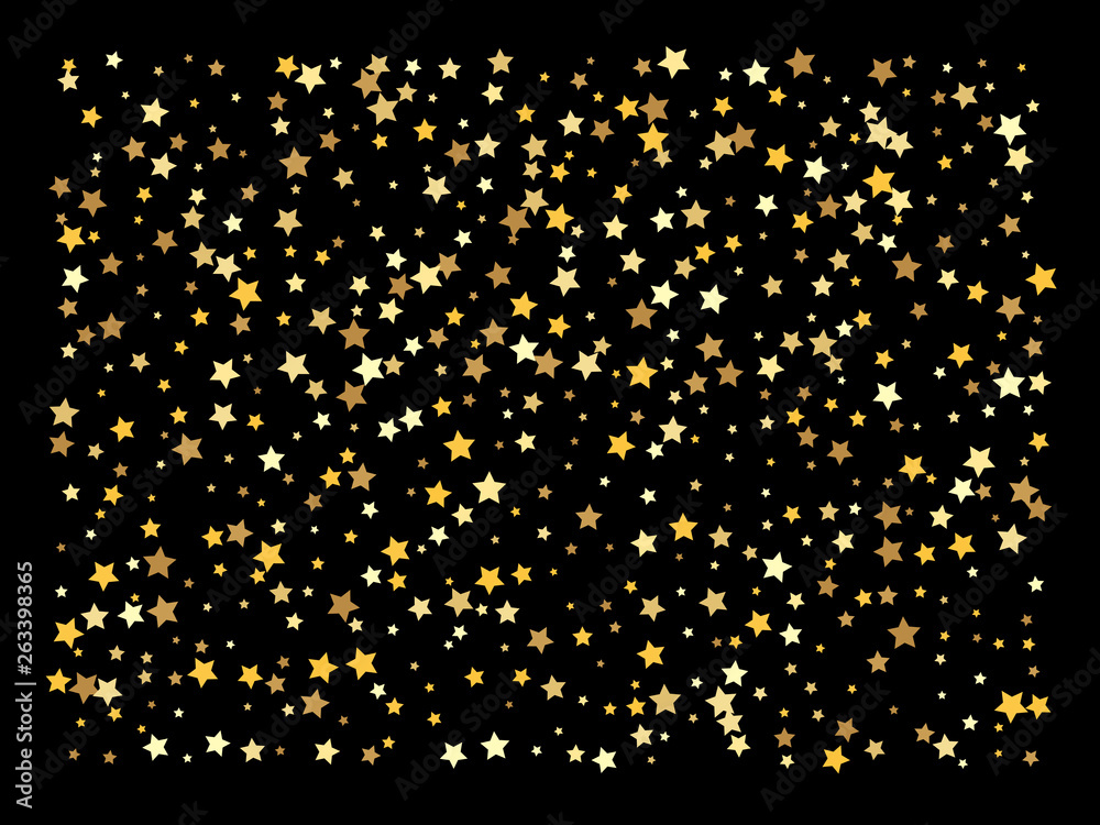 Vector background with gold stars Vector background with gold stars