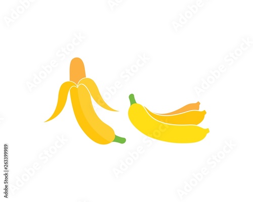 Banana logo vector