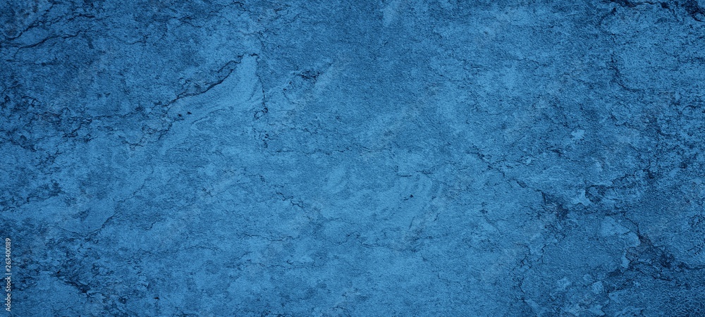 Texture of the concrete wall. Dark blue color. Backgrounds