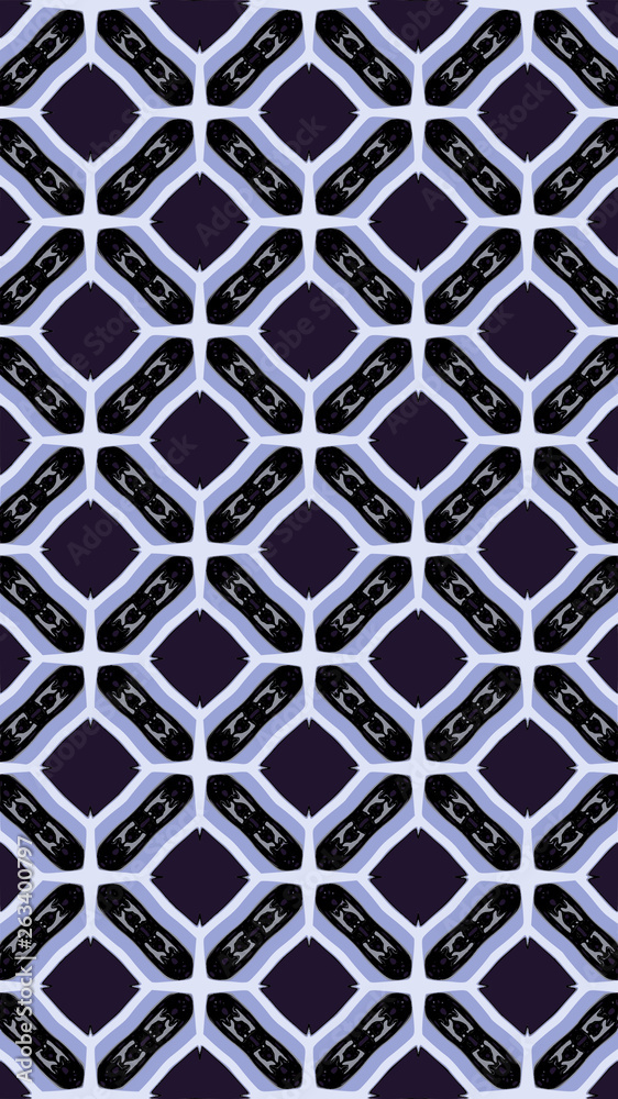 Fototapeta premium Ornate geometric pattern and abstract colored background