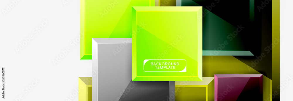Abstract square composition for background, banner or logo Abstract square composition for background, banner or logo