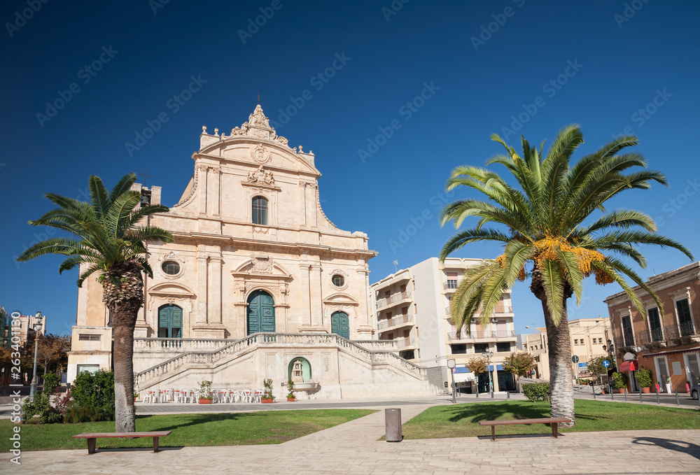 Main square, Ispica, Sicily