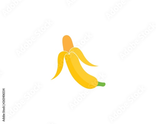 Banana logo vector