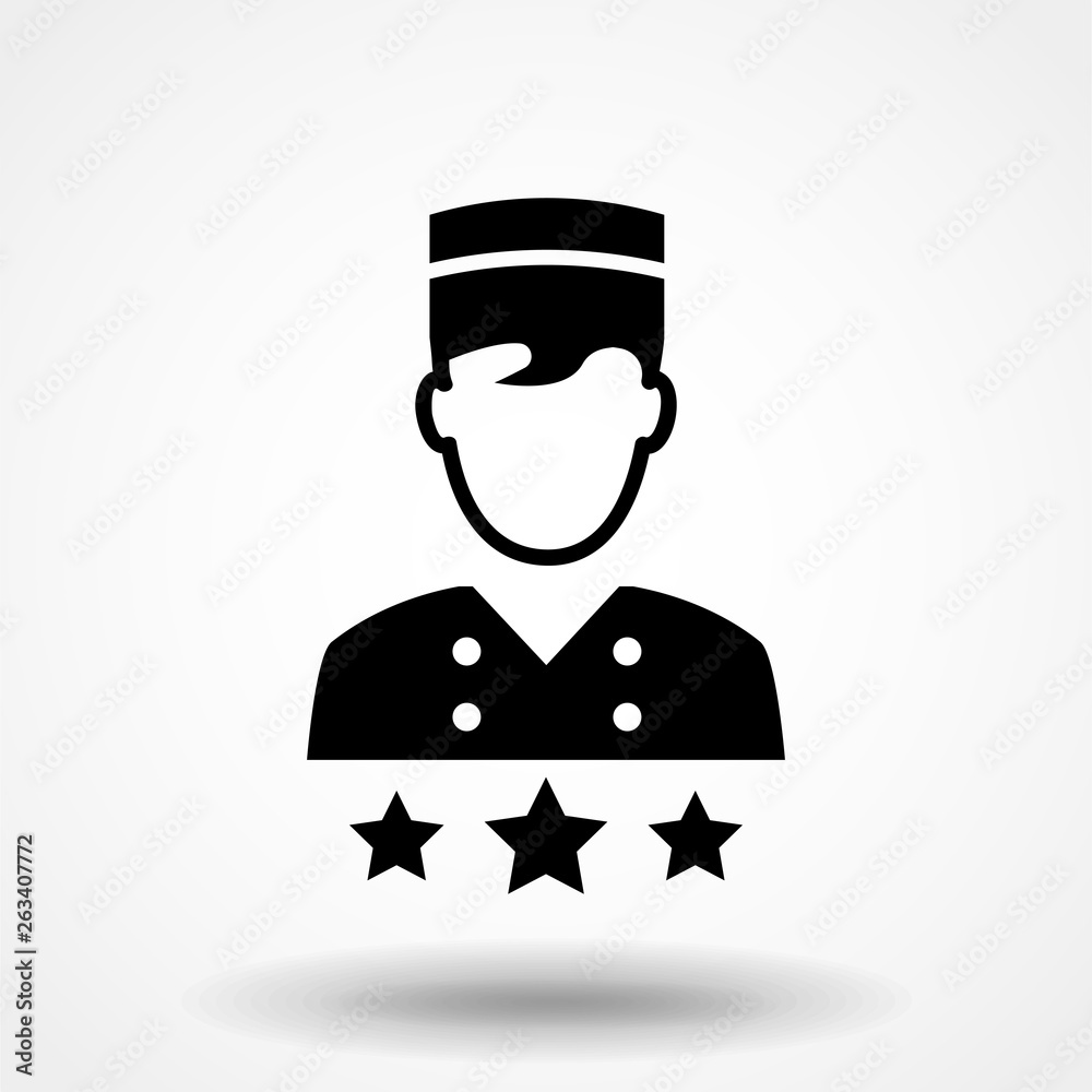 Bellboy icon. Simple flat symbol. Perfect Black pictogram illustration on white background. Bellboy icon. Simple flat symbol. Perfect Black pictogram illustration on white background.