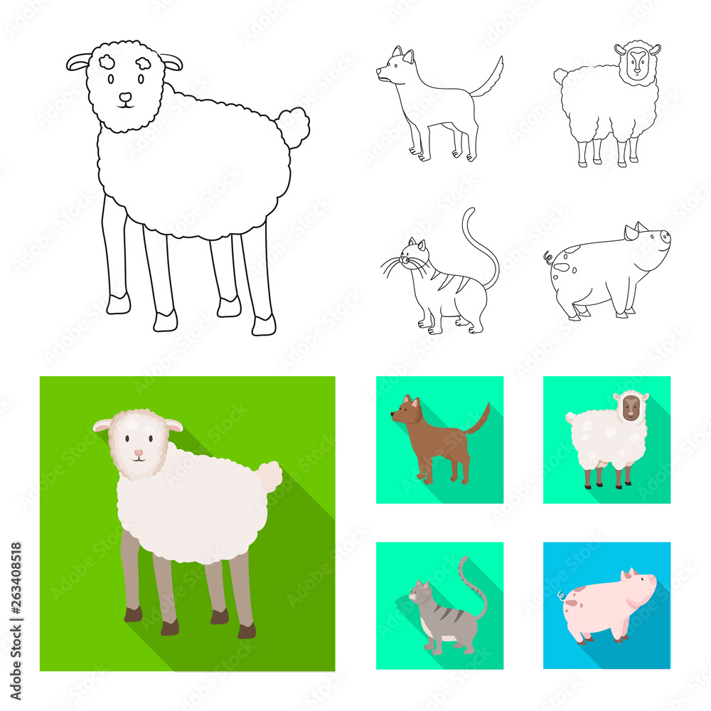 Vector design of breeding and kitchen logo. Set of breeding and organic stock vector illustration. Vector design of breeding and kitchen logo. Set of breeding and organic stock vector illustration.