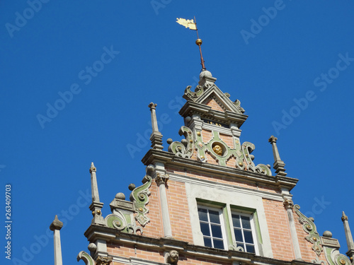 Detailaufnahme vom Leisthaus in Hameln photo