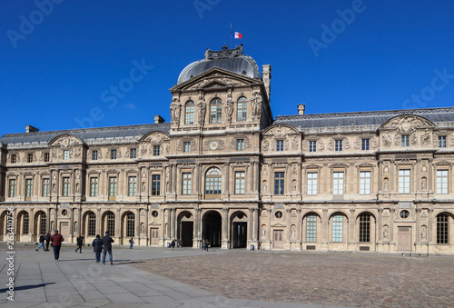 Paris / France - April 04 2019. The Louvre Museum Paris © OLAYOLA