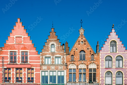 Grote Markt square in the city of Bruges in Belgium © ikuday