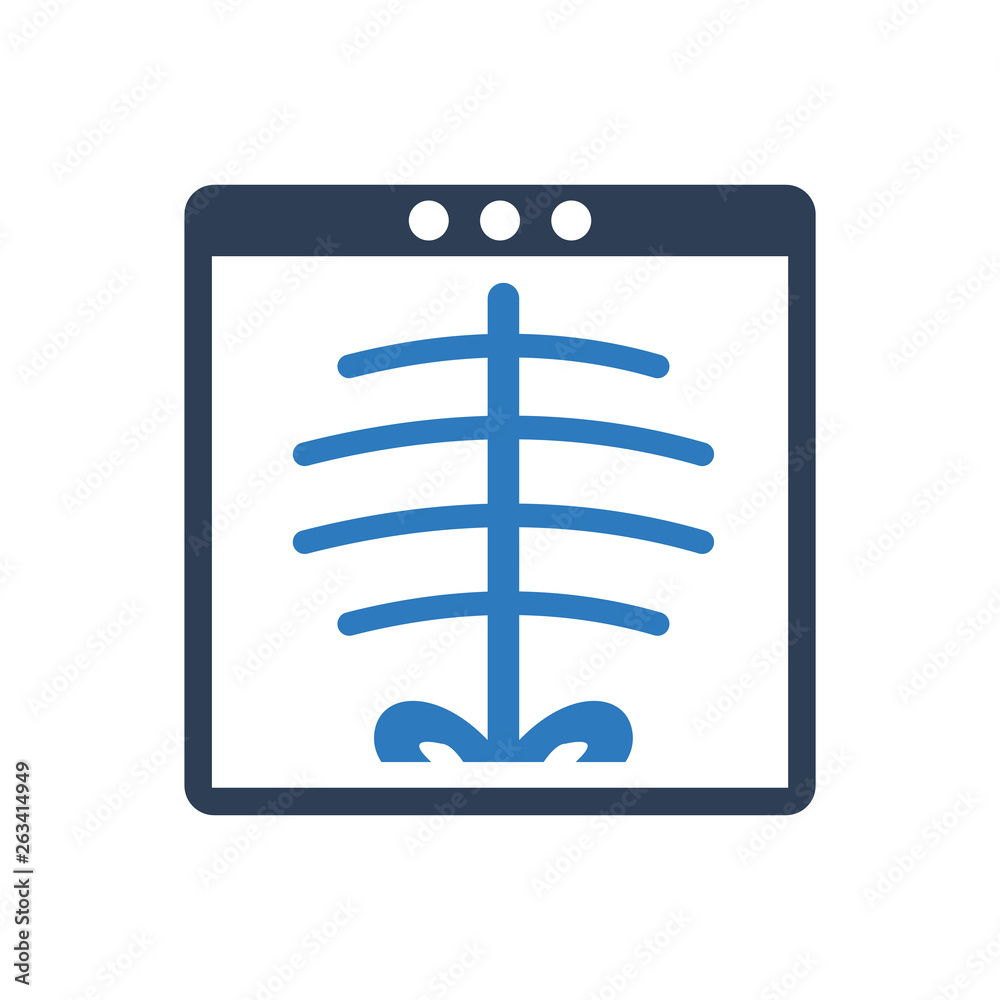 X Ray Report Icon Stock Vector Adobe Stock