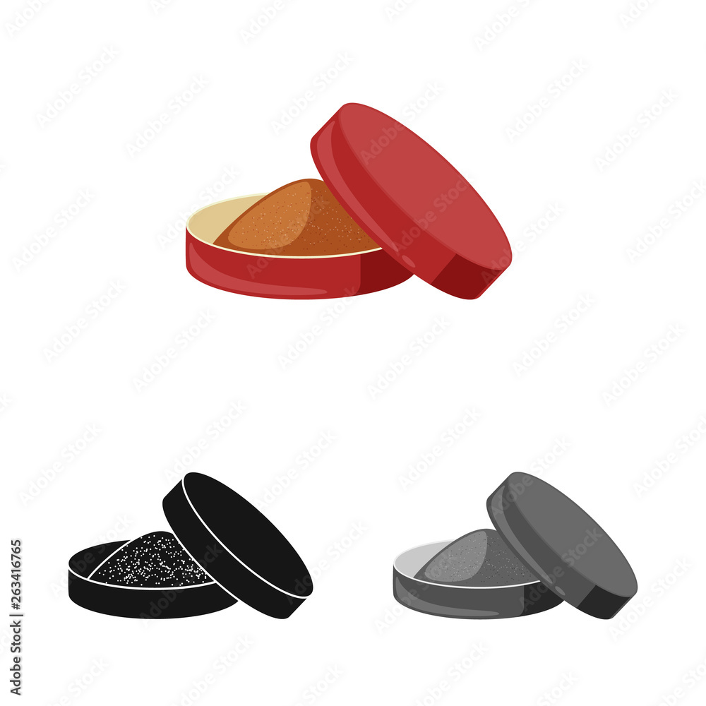 Vector Illustration Of Snuff And Delivery Sign Collection Of Snuff And