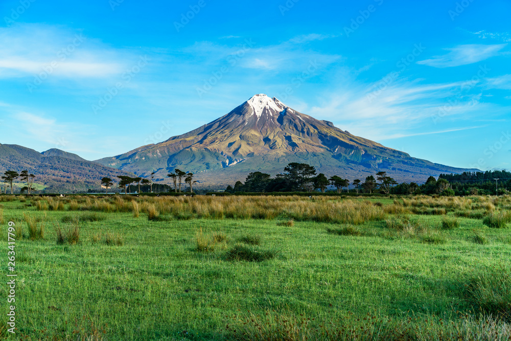 Cone volcano mount taranaki, new zealand 26