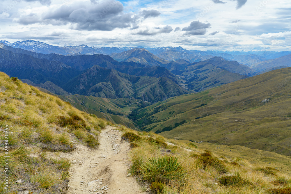 hiking the ben lomond track in the mountains at queenstown, otago, new zealand 30