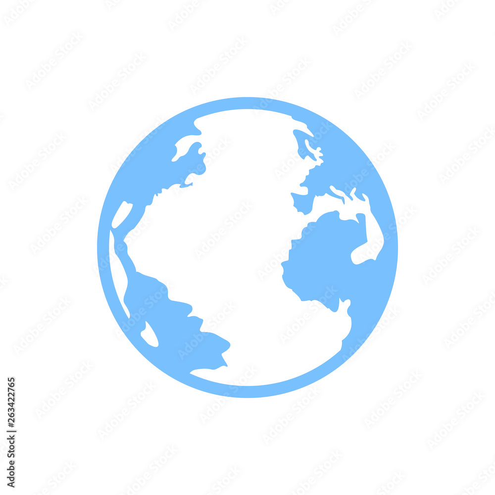 Naklejka premium Simple Illustration of global Icon