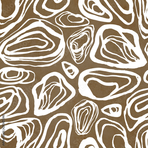Wallpaper Mural Seamless watercolor abstract pattern of stones. For design, print, textile, wedding decor and more. Artwork in modern, grunge style. Torontodigital.ca