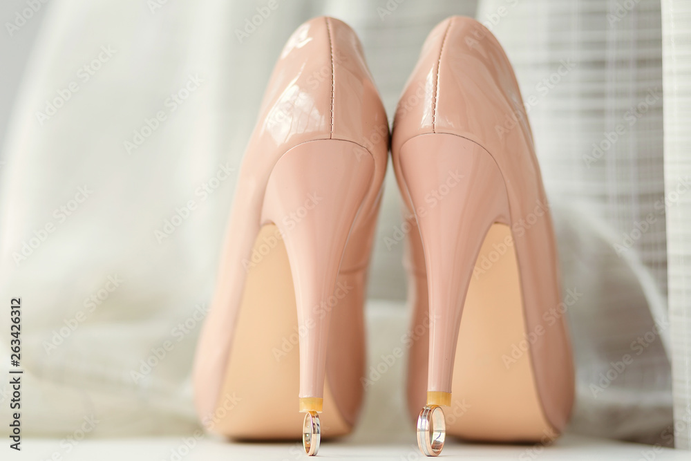 Bridesmaid shoes and wedding rings Bridesmaid shoes and wedding rings